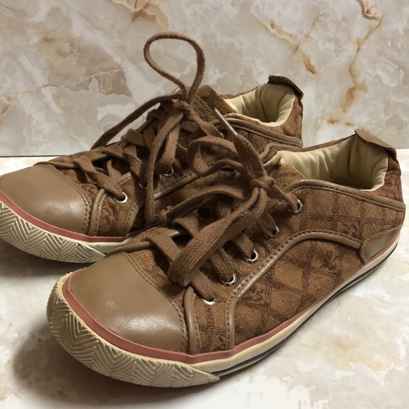 L.A.M.B. Shoes - L.A.M.B Gwen Stefani brown sneakers sz 8.5